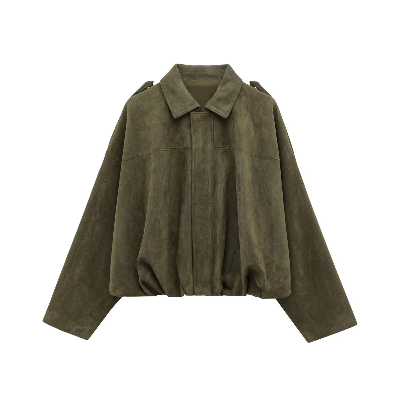 FAUX BOMBER JACKET