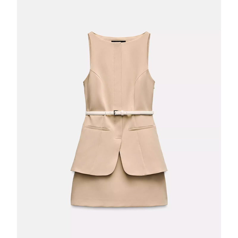 Belted Mini Dress