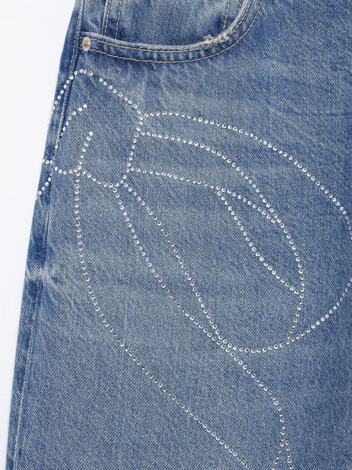 Glitzer Bow Jeans