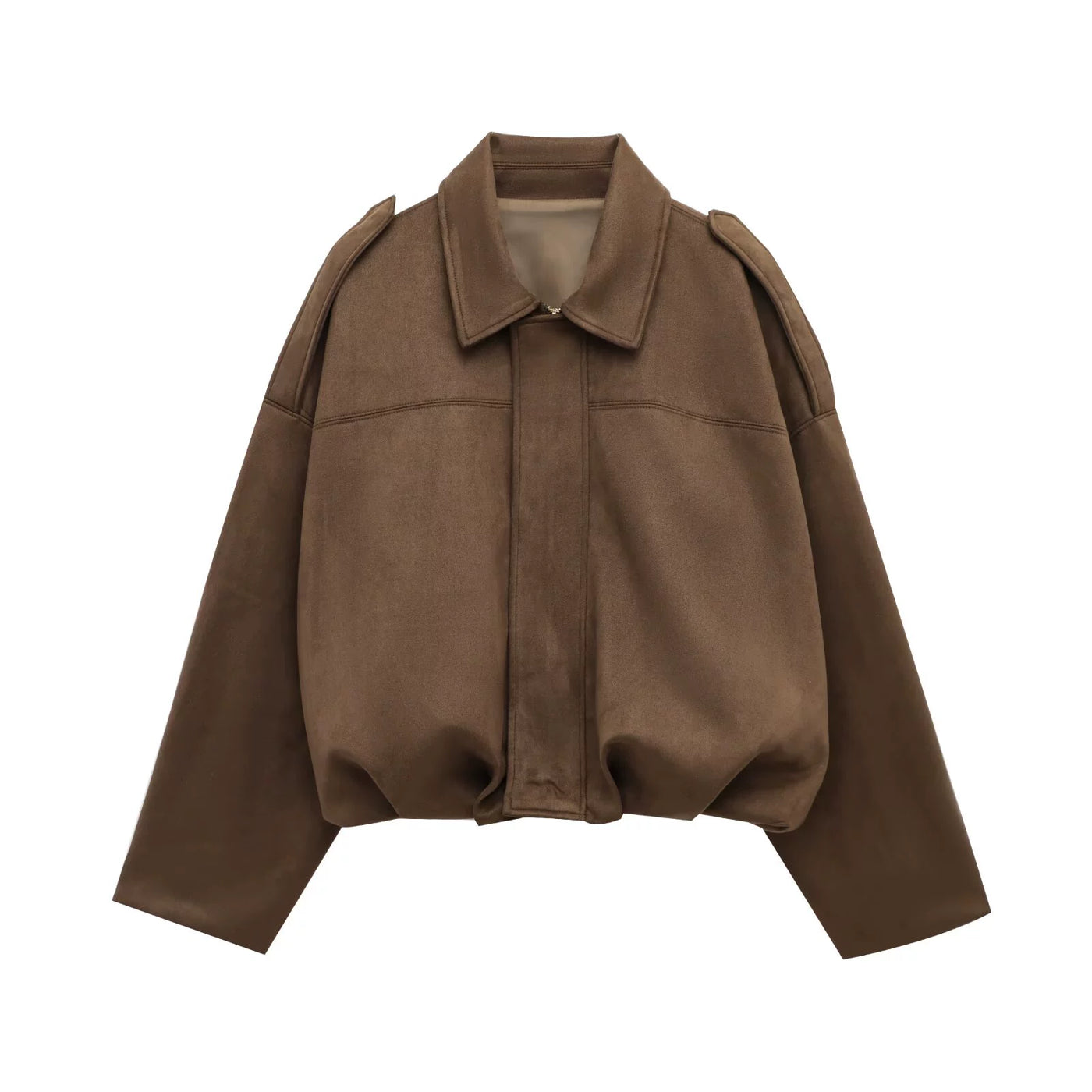 FAUX BOMBER JACKET