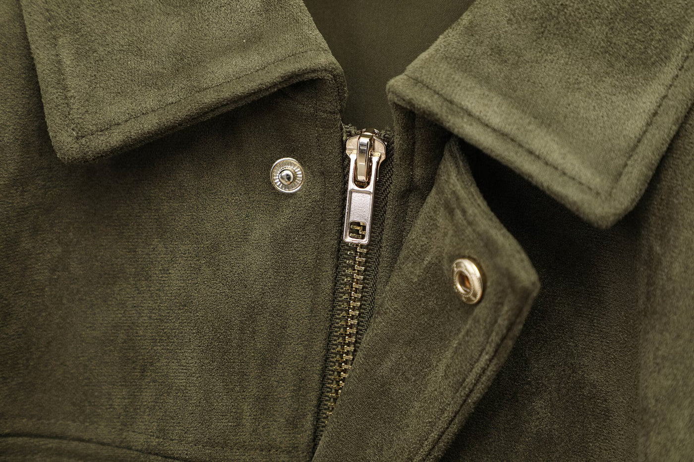 FAUX BOMBER JACKET