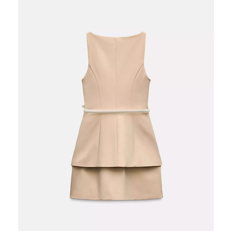 Belted Mini Dress