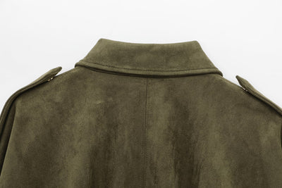FAUX BOMBER JACKET